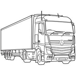 Coloring pages: Mercedes - Free Printable Coloring Pages