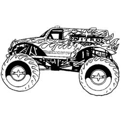 Coloring page: Monster Truck (Transportation) #141288 - Free Printable Coloring Pages