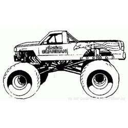 Coloring page: Monster Truck (Transportation) #141289 - Free Printable Coloring Pages