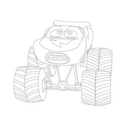 Coloring page: Monster Truck (Transportation) #141290 - Free Printable Coloring Pages