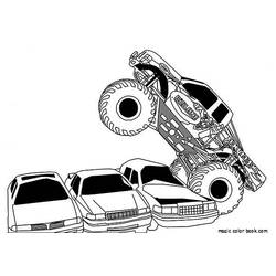 Coloring page: Monster Truck (Transportation) #141300 - Printable coloring pages