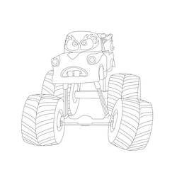 Coloring page: Monster Truck (Transportation) #141335 - Free Printable Coloring Pages