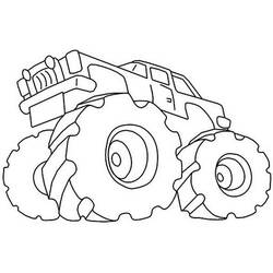 Coloring page: Monster Truck (Transportation) #141344 - Free Printable Coloring Pages