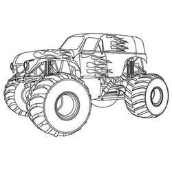 Coloring page: Monster Truck (Transportation) #141345 - Printable coloring pages
