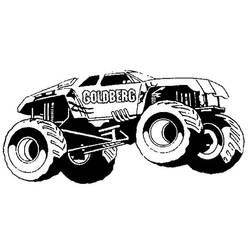 Coloring page: Monster Truck (Transportation) #141347 - Free Printable Coloring Pages
