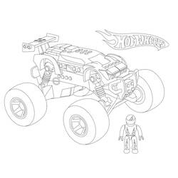 Coloring page: Monster Truck (Transportation) #141364 - Printable coloring pages