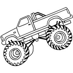 Coloring page: Monster Truck (Transportation) #141367 - Free Printable Coloring Pages