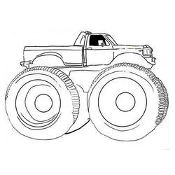 Coloring page: Monster Truck (Transportation) #141379 - Free Printable Coloring Pages