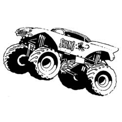 Coloring page: Monster Truck (Transportation) #141399 - Free Printable Coloring Pages