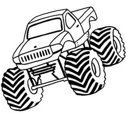 Coloring page: Monster Truck (Transportation) #141407 - Free Printable Coloring Pages