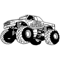 Coloring page: Monster Truck (Transportation) #141413 - Free Printable Coloring Pages