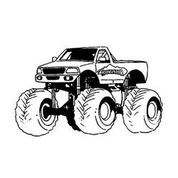 Coloring page: Monster Truck (Transportation) #141435 - Free Printable Coloring Pages