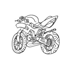 Coloring page: Motocross (Transportation) #136502 - Printable coloring pages