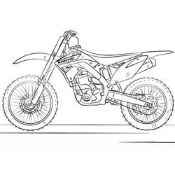 Coloring page: Motocross (Transportation) #210005 - Free Printable Coloring Pages
