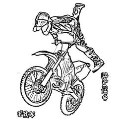 Coloring page: Motocross (Transportation) #210012 - Free Printable Coloring Pages