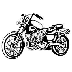 Coloring page: Motorcycle (Transportation) #136266 - Printable coloring pages