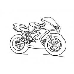 Coloring page: Motorcycle (Transportation) #136272 - Free Printable Coloring Pages