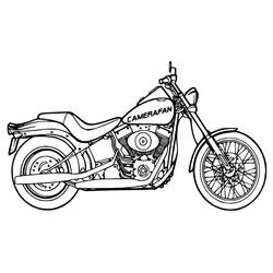 Coloring page: Motorcycle (Transportation) #136286 - Free Printable Coloring Pages