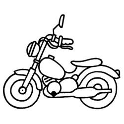 Coloring page: Motorcycle (Transportation) #136293 - Printable coloring pages