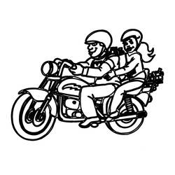 Coloring page: Motorcycle (Transportation) #136300 - Free Printable Coloring Pages
