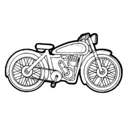 Coloring page: Motorcycle (Transportation) #136307 - Free Printable Coloring Pages