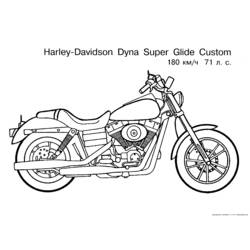 Coloring page: Motorcycle (Transportation) #136325 - Printable coloring pages