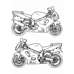 Coloring page: Motorcycle (Transportation) #136326 - Free Printable Coloring Pages