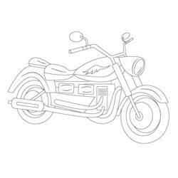 Coloring page: Motorcycle (Transportation) #136333 - Free Printable Coloring Pages