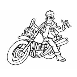 Coloring page: Motorcycle (Transportation) #136335 - Free Printable Coloring Pages