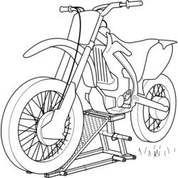 Coloring page: Motorcycle (Transportation) #136359 - Free Printable Coloring Pages