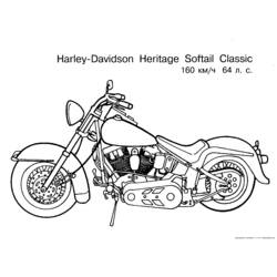 Coloring page: Motorcycle (Transportation) #136363 - Free Printable Coloring Pages