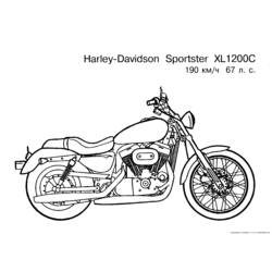 Coloring page: Motorcycle (Transportation) #136367 - Free Printable Coloring Pages