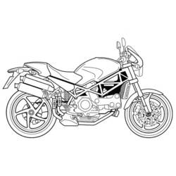 Coloring page: Motorcycle (Transportation) #136372 - Free Printable Coloring Pages