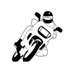 Coloring page: Motorcycle (Transportation) #136404 - Free Printable Coloring Pages