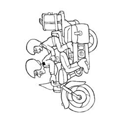 Coloring page: Motorcycle (Transportation) #136436 - Free Printable Coloring Pages