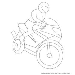 Coloring page: Motorcycle (Transportation) #136443 - Free Printable Coloring Pages