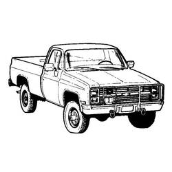 Coloring page: Pickup (Transportation) #144288 - Printable coloring pages