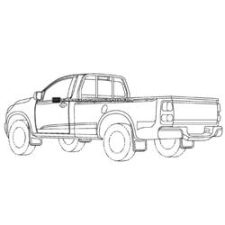 Coloring page: Pickup (Transportation) #144295 - Printable coloring pages