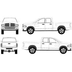 Coloring page: Pickup (Transportation) #144316 - Printable coloring pages