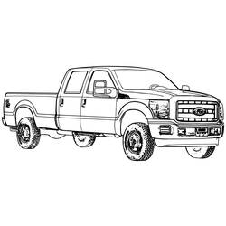 Coloring page: Pickup (Transportation) #144318 - Printable coloring pages