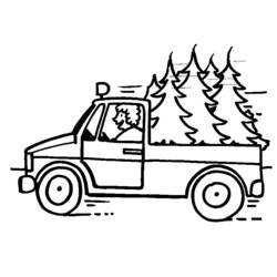 Coloring page: Pickup (Transportation) #144385 - Printable coloring pages