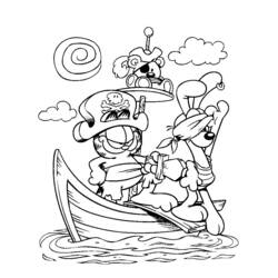 Coloring page: Pirate ship (Transportation) #138242 - Free Printable Coloring Pages