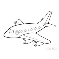 Coloring page: Plane (Transportation) #134798 - Printable coloring pages