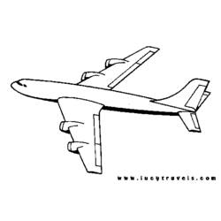 Coloring page: Plane (Transportation) #134808 - Free Printable Coloring Pages