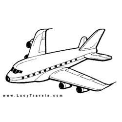 Coloring page: Plane (Transportation) #134822 - Free Printable Coloring Pages