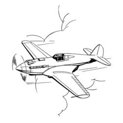 Coloring page: Plane (Transportation) #134833 - Free Printable Coloring Pages