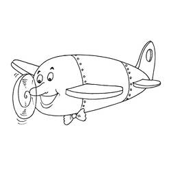 Coloring page: Plane (Transportation) #134840 - Free Printable Coloring Pages