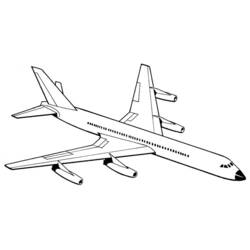 Coloring page: Plane (Transportation) #134846 - Free Printable Coloring Pages