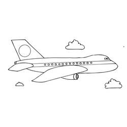 Coloring page: Plane (Transportation) #134854 - Free Printable Coloring Pages