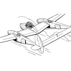 Coloring page: Plane (Transportation) #134855 - Free Printable Coloring Pages